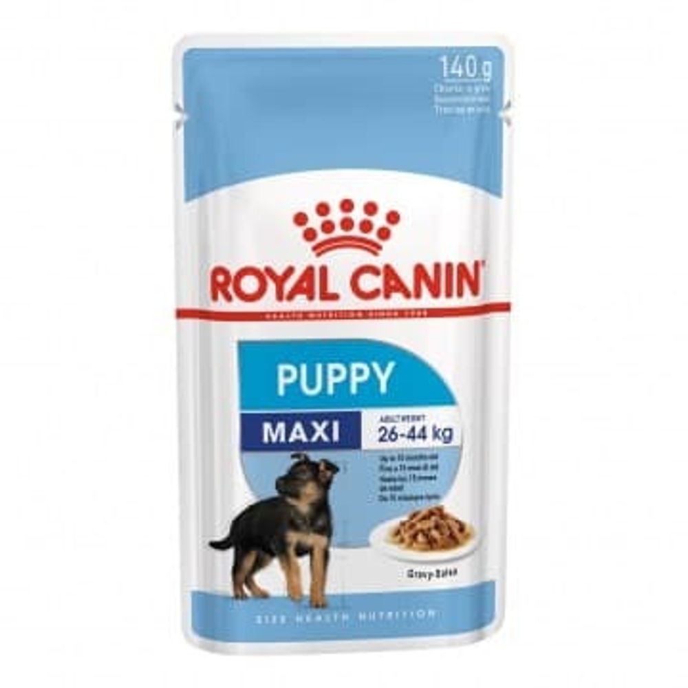 Royal Canin 140г Maxi Puppy корм д/щенков крупных пород  соус