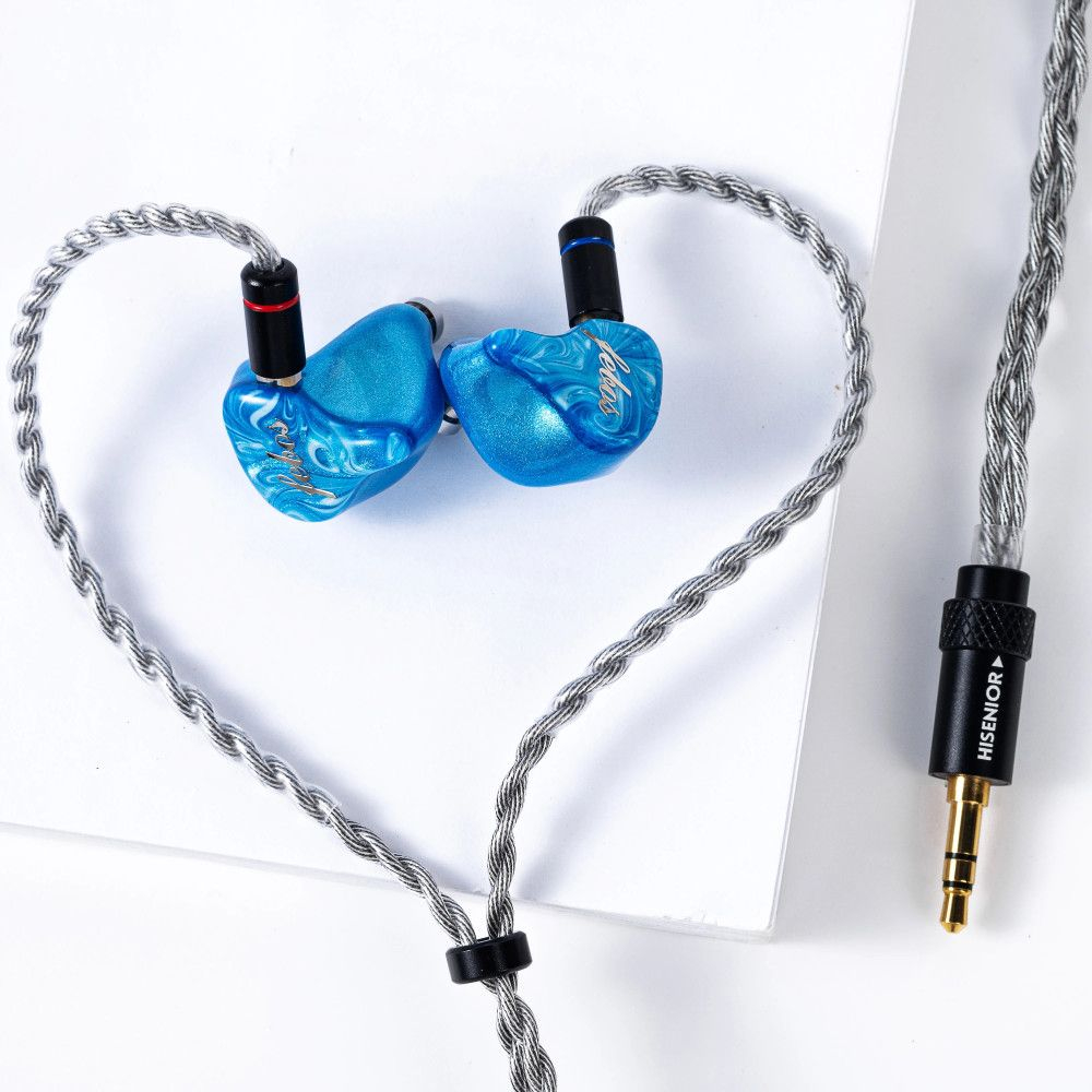 Наушники проводные Hisenior Cano Cristalles, без микрофона, внутриканальные, 4.4 мм, 3.5 мм, 2.5 мм