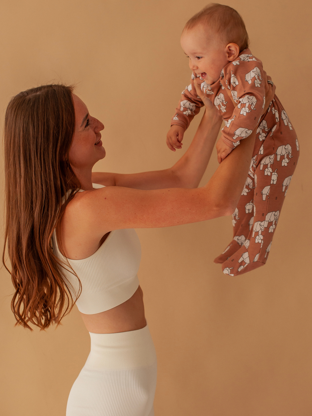 Комбинезон Mjölk Sleep and Play Слоники оригами, уценка