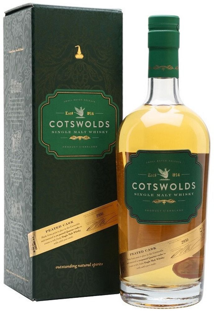 Виски Cotswolds Peated Cask gift box, 0.7 л.