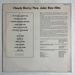 Винтажная виниловая пластинка LP Chuck Berry New Juke Box Hits (Финляндия 1987)