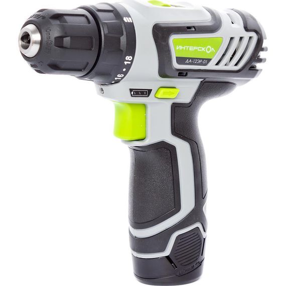 Аккумуляторная дрель-шуруповерт ИНТЕРСКОЛ ДА-12 ЭР-01 ДМ