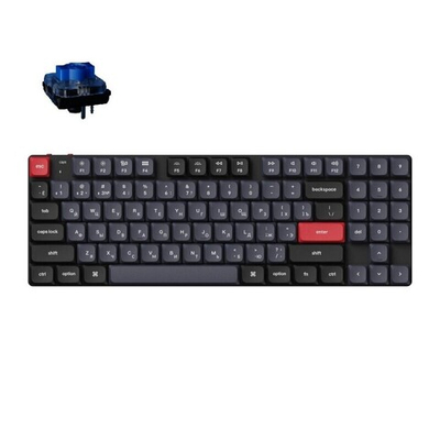 Беспроводная механическая клавиатура QMK Keychron K13 Pro, 90 клавиш, Hot-Swap, Gateron low profile Blue Switch (K13P-H2)