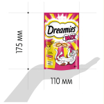 Лакомство Говядина и сыр, 60г для кошек Dreamies Микс