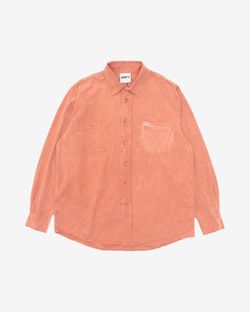 Рубашка SS24 Lightweight Washed Imperial Red красная