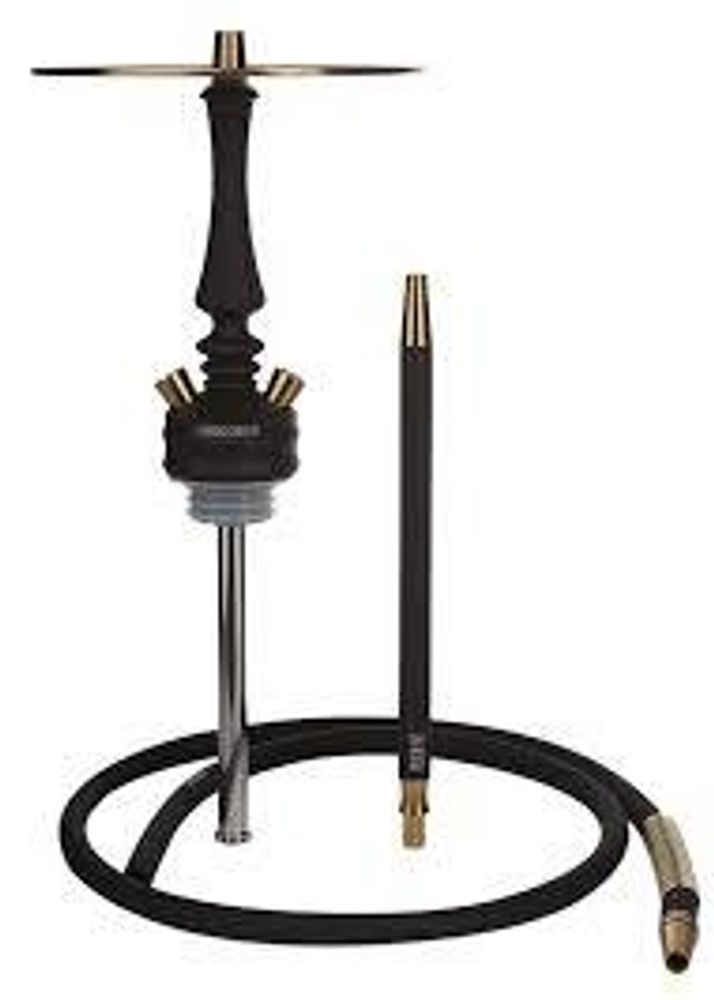 Кальян Hoob Mars Mini Black, Фурнитура Нерж. Сталь, +Щипцы Hoob Нерж. Сталь