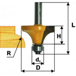 Фреза ЭНКОР кромочная калевочная 19*10мм R3.2мм хв.8мм (9240)