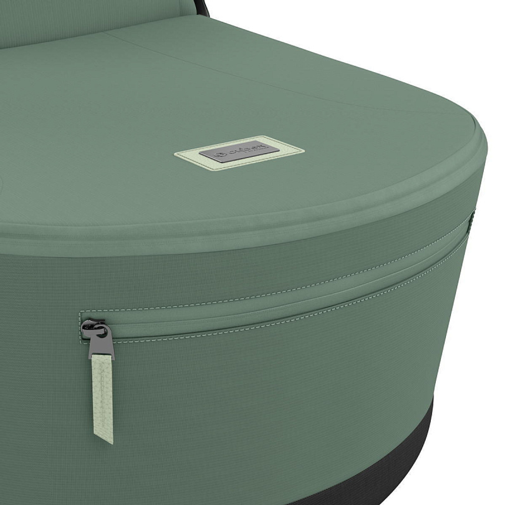 Коляска 3 в 1 Cybex Priam IV Rosegold complete и автокресло Cloud T i-Size Peach Pink Plus Leaf Green