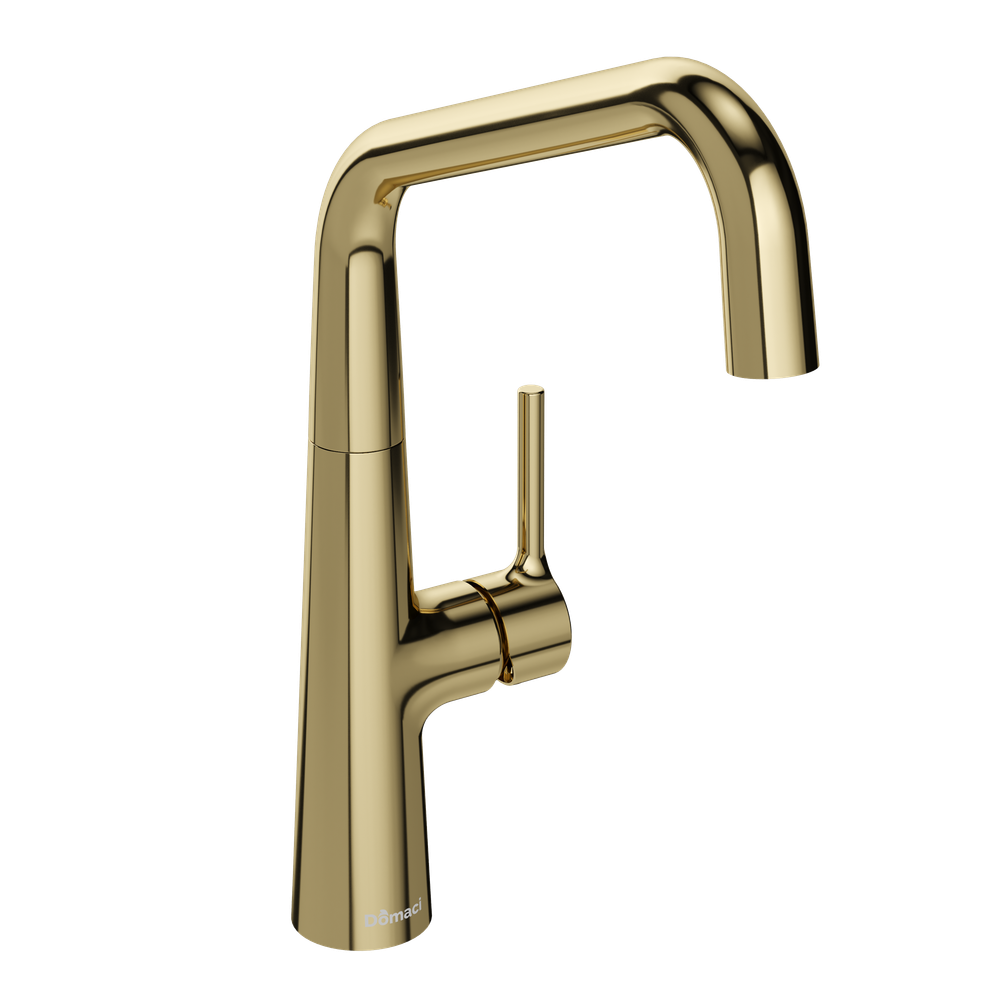 Смеситель для кухни Domaci Римини D569112CG золото