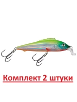 Воблер Минноу ЕРШ SR 75mm, цвет 124, 2 штуки