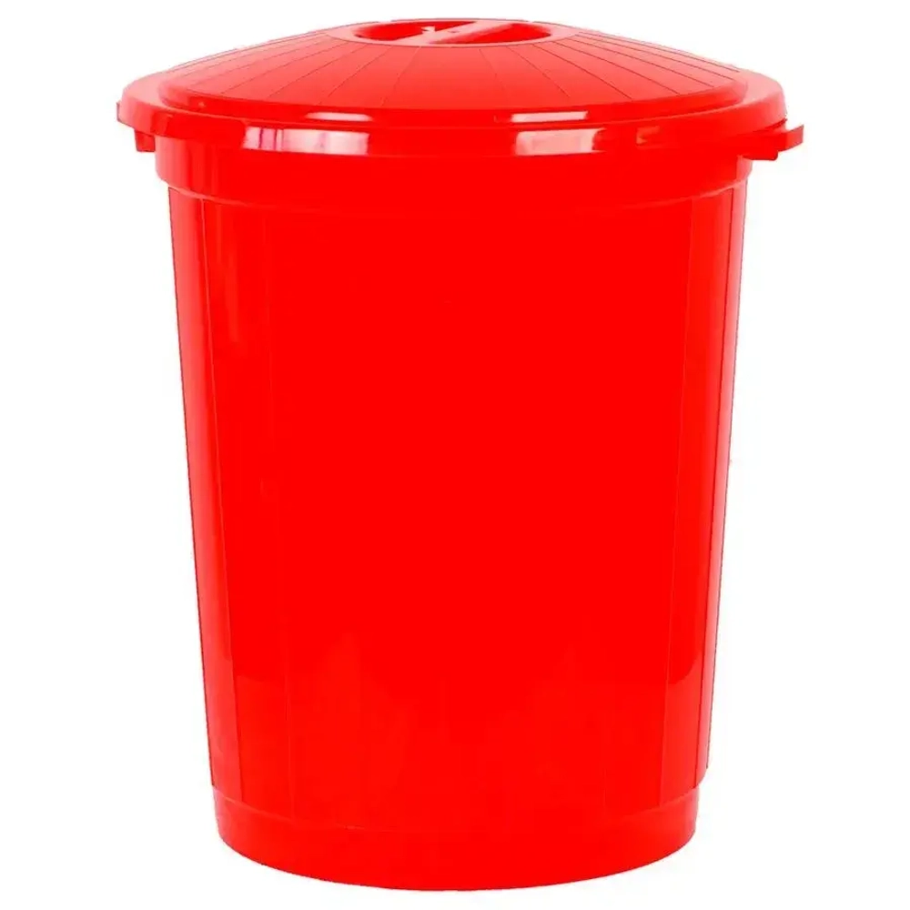 Бак 70л с крышкой (Красный) (комплект 10 шт)