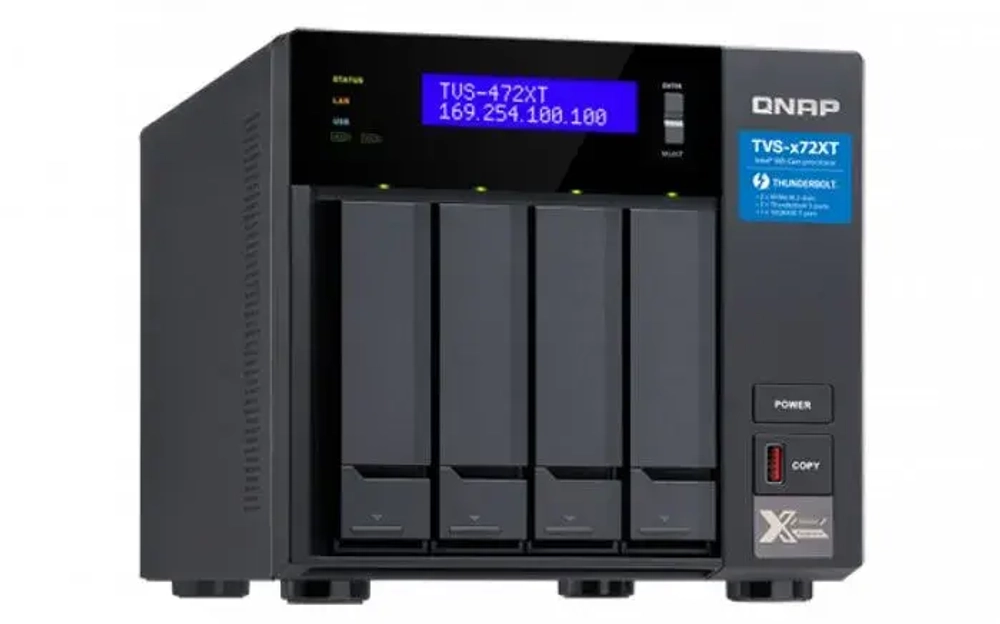 Сетевой накопитель QNAP  TVS-472XT-PT-4G