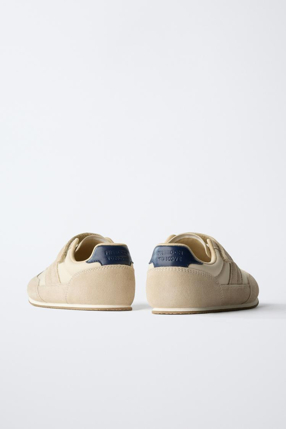 ZARA СПОРТИВНЫЕ КРОССОВКИ BAREFOOT, ЭКРЮ