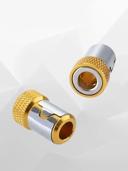 Бита для шуруповерта магнитная.3 шт Магнитный держатель для бит и отверток 1/4 дюйма/6.35mm.