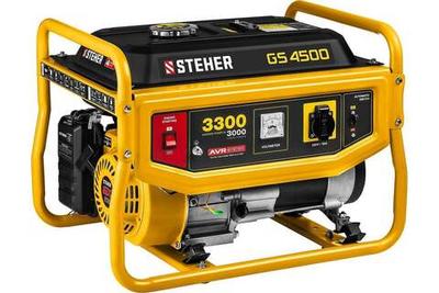 Бензиновый генератор (3.3 кВт) STEHER (GS-4500)