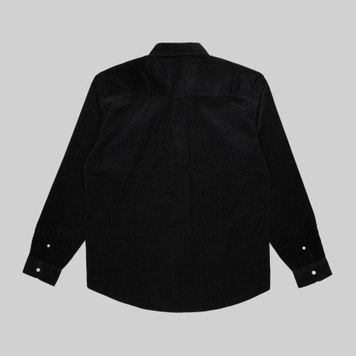 Рубашка мужская Carhartt WIP Madison Fine Cord артикул:I030580_black - купить в магазине Дайс
