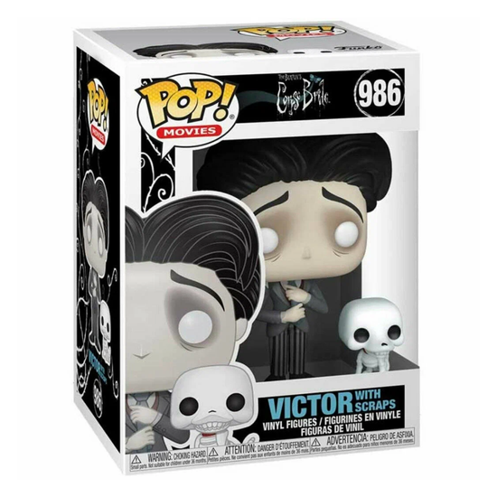 Фигурка Funko POP! Movies Corpse Bride Victor with Scraps (986) 49045