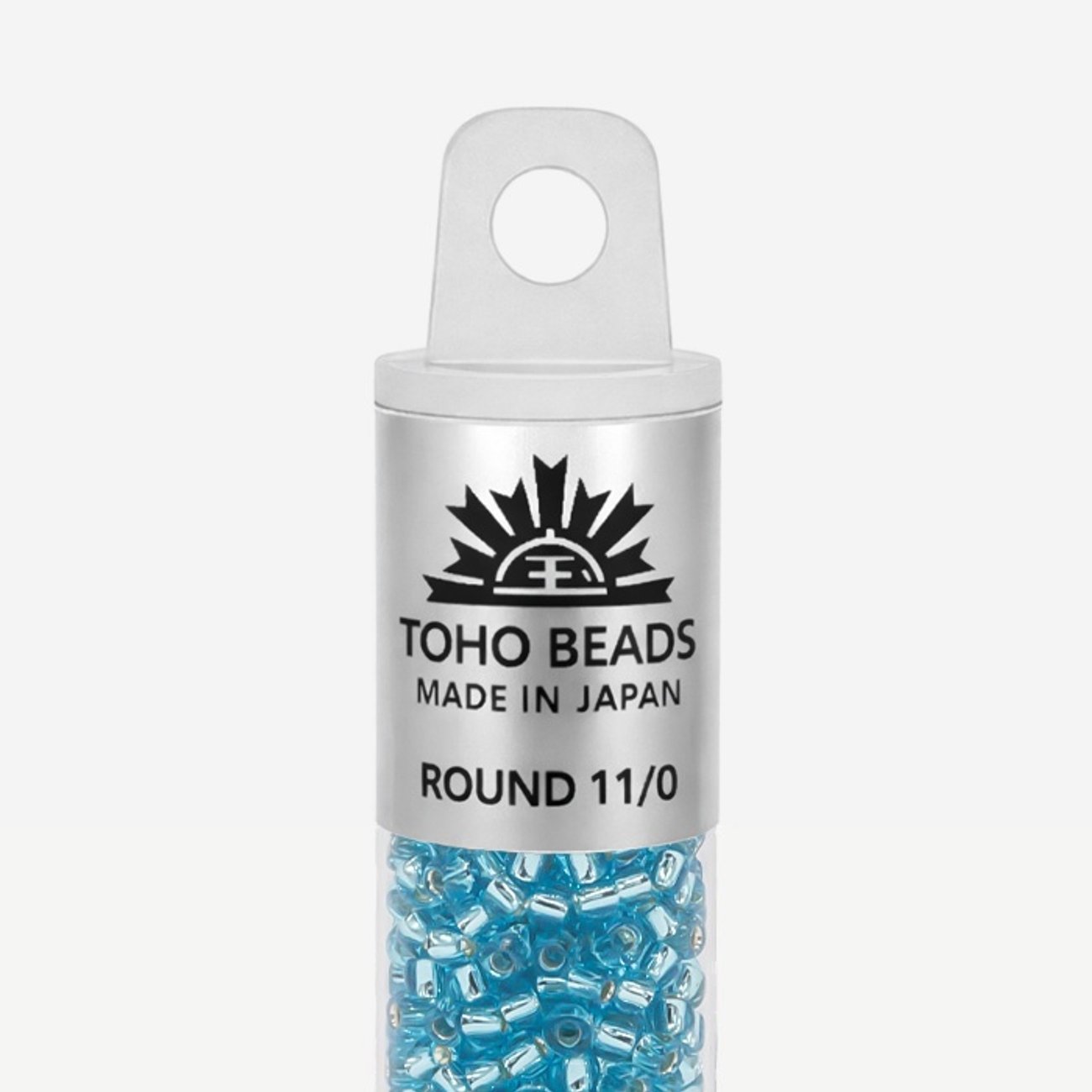 Японский бисер TOHO Round 11/0 (№23), с внутренним серебрением, прозрачный