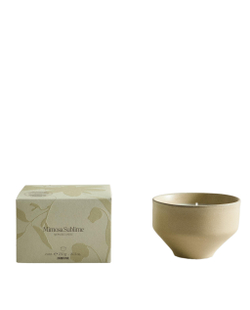 Zara Home Свеча ароматическая Mimosa Sublime 230 г, растительный воск, аромат цветочный, Розовый