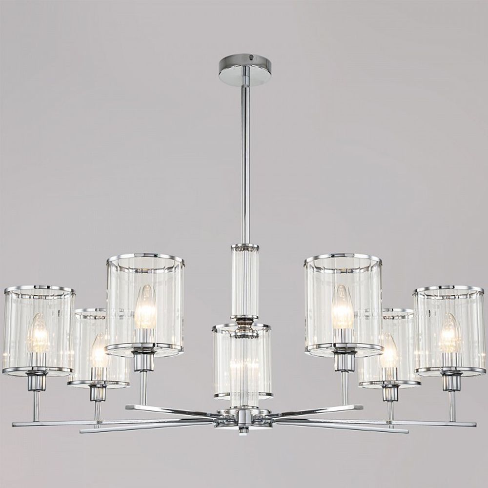 Люстра на штанге ILLUMICO KOPNINI IL1183-8C-79 CR KOPNINI