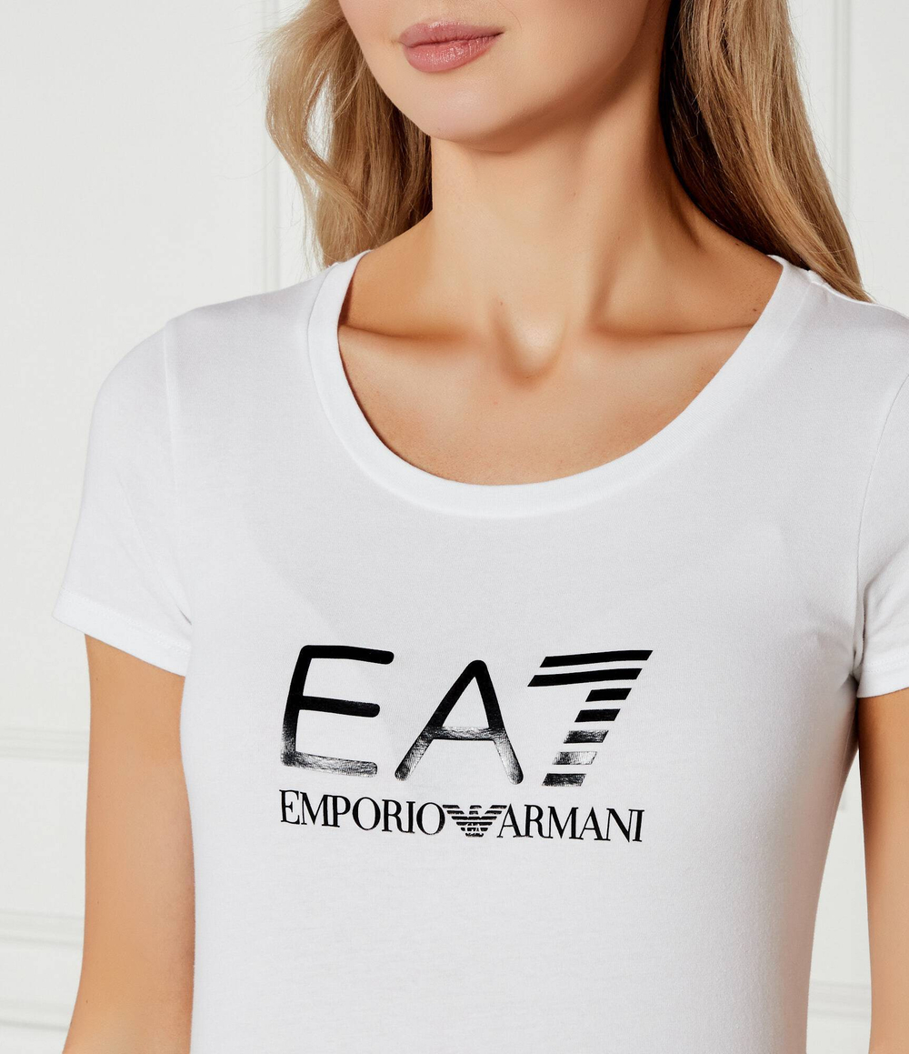 футболка EA7 - белый(8NTT63 TJ12Z)