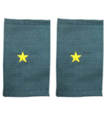 Фальшпогоны МЧС с вышитыми звездами мл. лейтенант