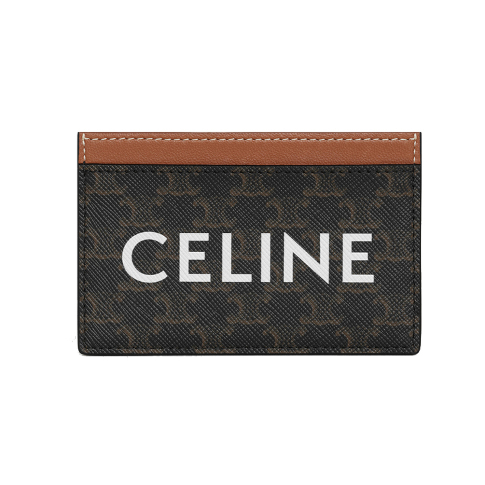 Картхолдеры и кошельки CELINE Triomphe Logo, 10B702CLY-04LU