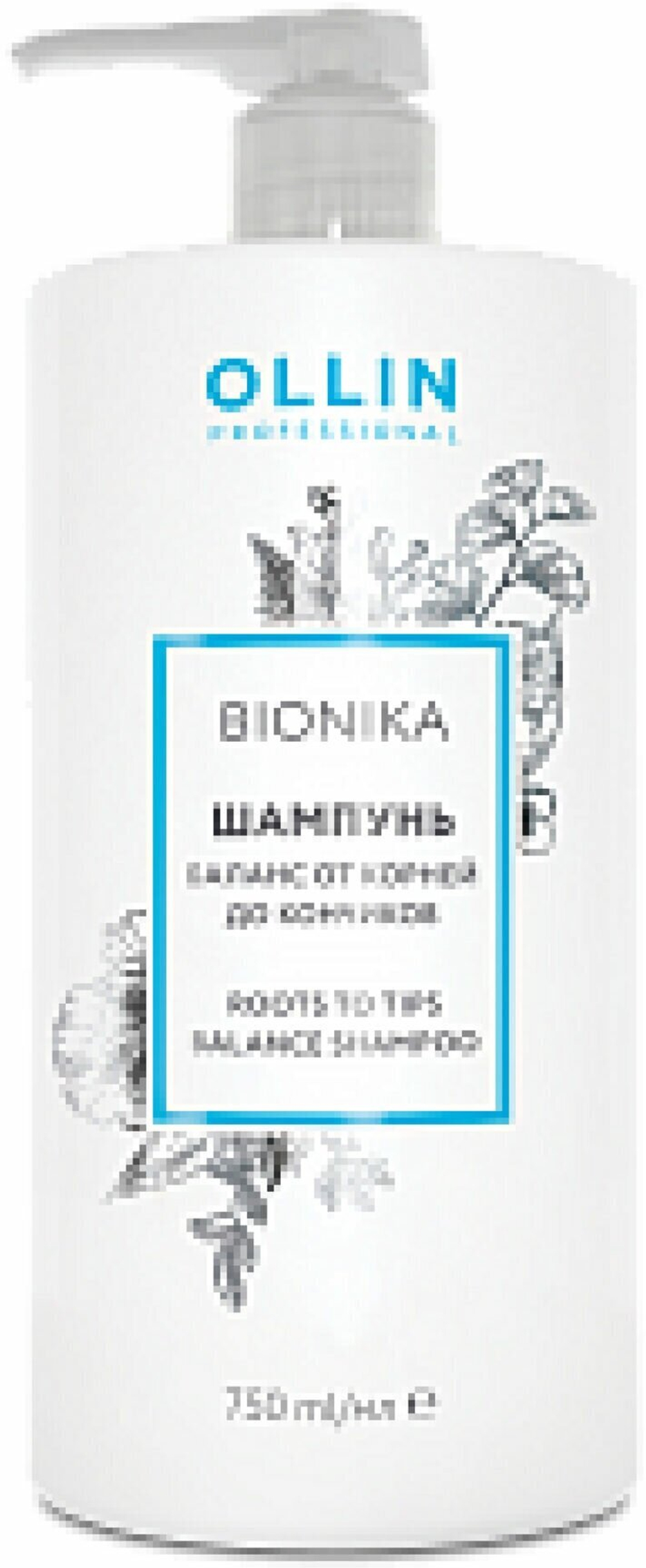 OLLIN BIONIKA Шампунь Баланс от корней до кончиков 750мл