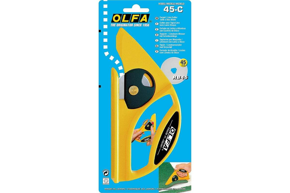 Нож OLFA с круговым лезвием 45 мм OL-45-C