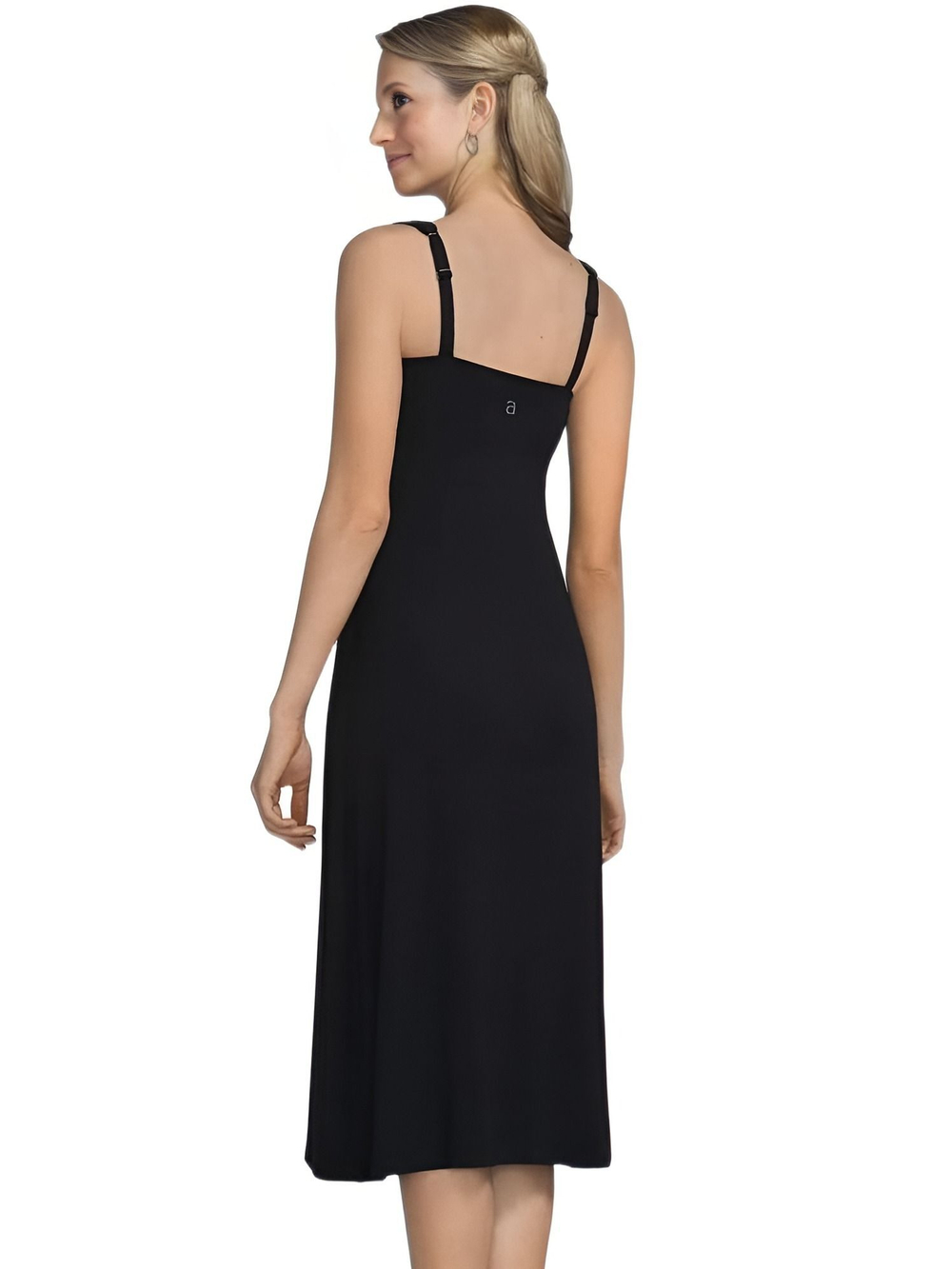 Платье Dress Midi со встроенным лифом для фиксации экзопротезов, размер S черный, Amoena