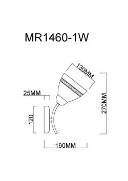 Бра MyFar Emily MR1460-1W