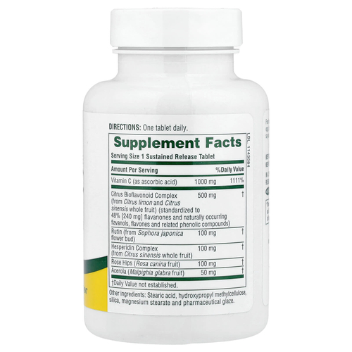 NaturesPlus, Super C Complex, комплекс с длительным высвобождением, 60 таблеток
