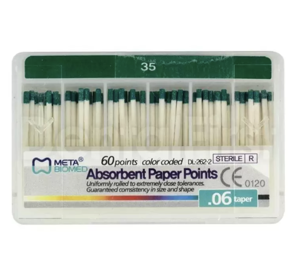 Штифты бумажные конусные .06 №35 (60шт)