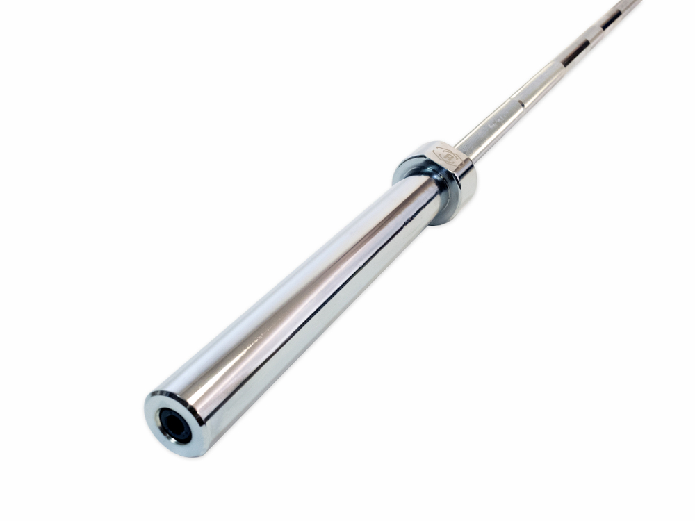 Гриф олимпийский прямой хромированный 86" до 226 кг REBEL (без замков)