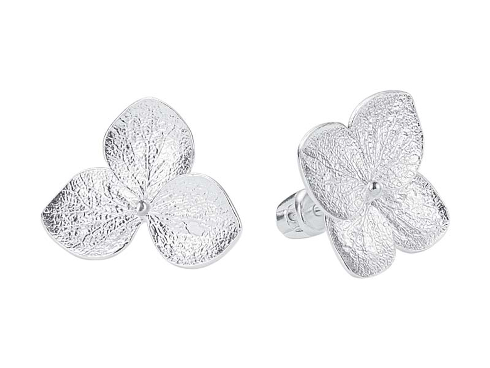 пусеты асимметричные гортензии (grand)