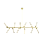 Люстра на штанге Freya BORGY FR5379PL-12G