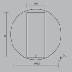 Настенный светодиодный светильник Maytoni Twist C081WL-L3BBS3K