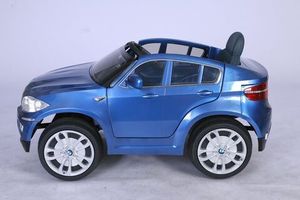 Детский электромобиль Joy Automatic BMW X6 синий