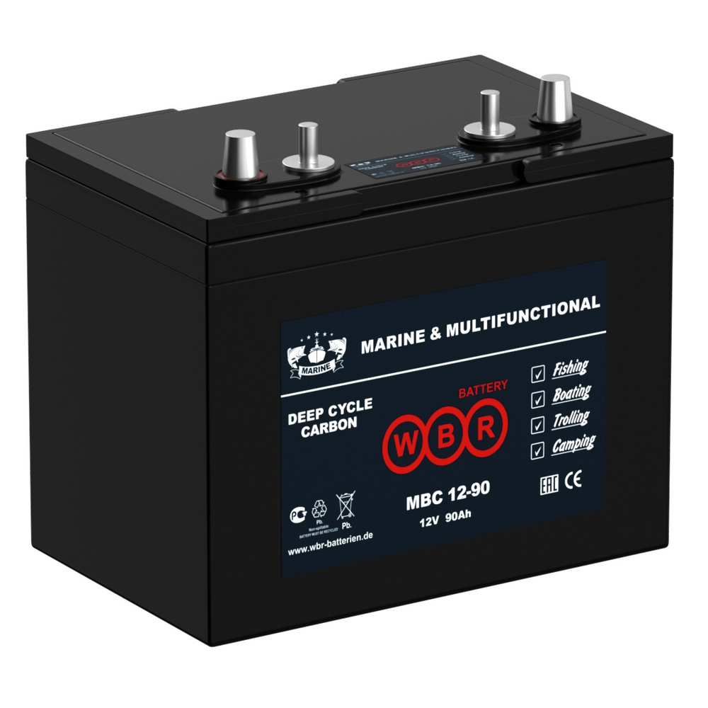 Аккумулятор WBR MBC 12-90-2 (AGM+Carbon)