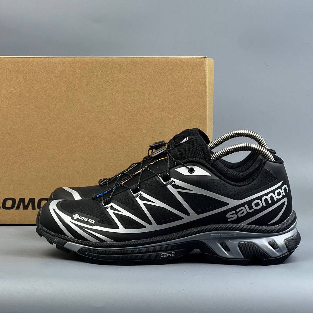 Кроссовки Salomon XT6 GoreTex ТЕРМО #445 (черн.)