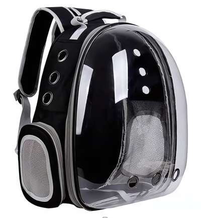 Рюкзак - переноска для животных «ЛЮБИМЫЙ БРО», цвет черный, 27*33*43см/до 7кг (Пакет и Лейбл)