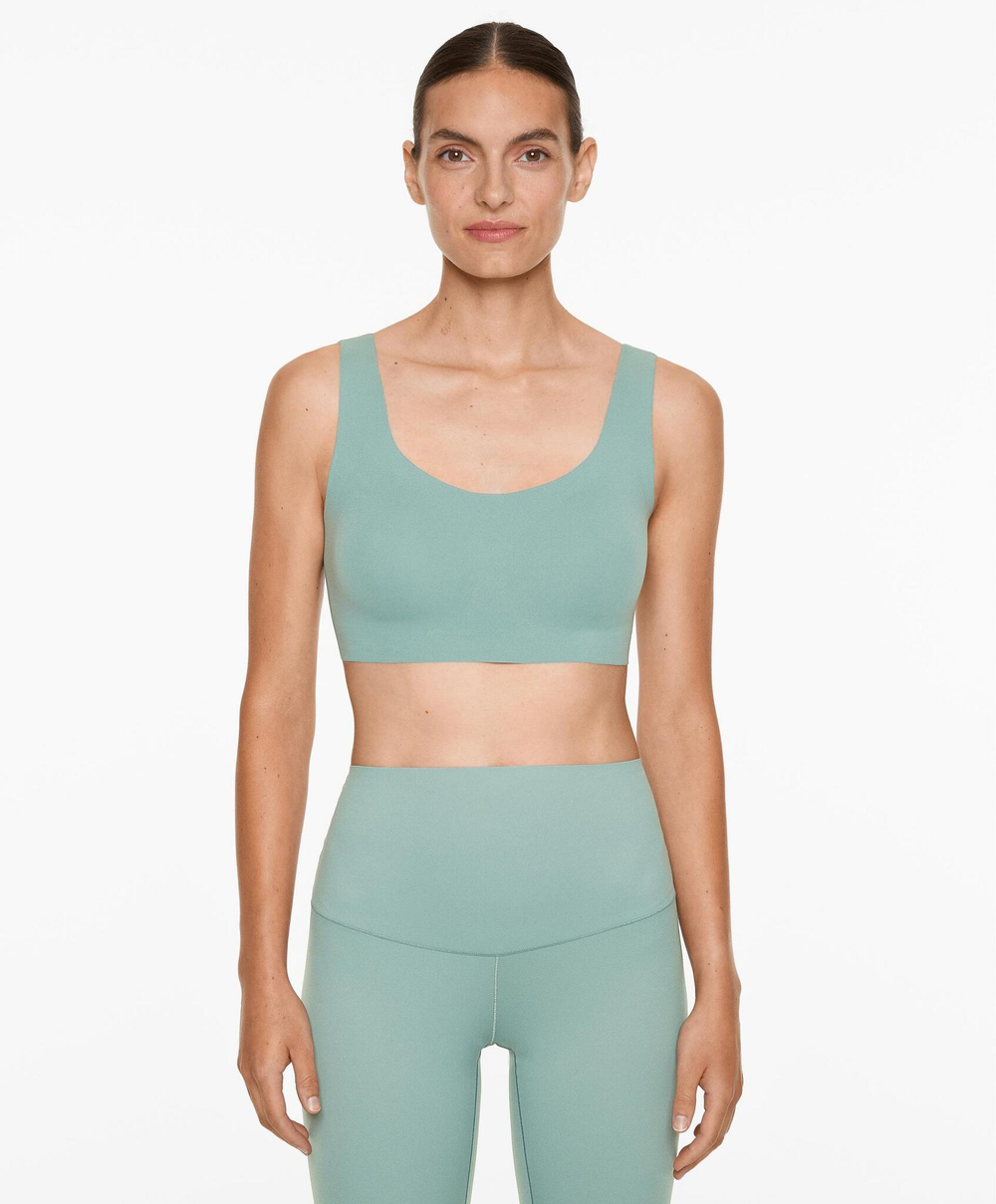 Oysho Спортивный бюстгальтер perfect-adapt, аквамарин