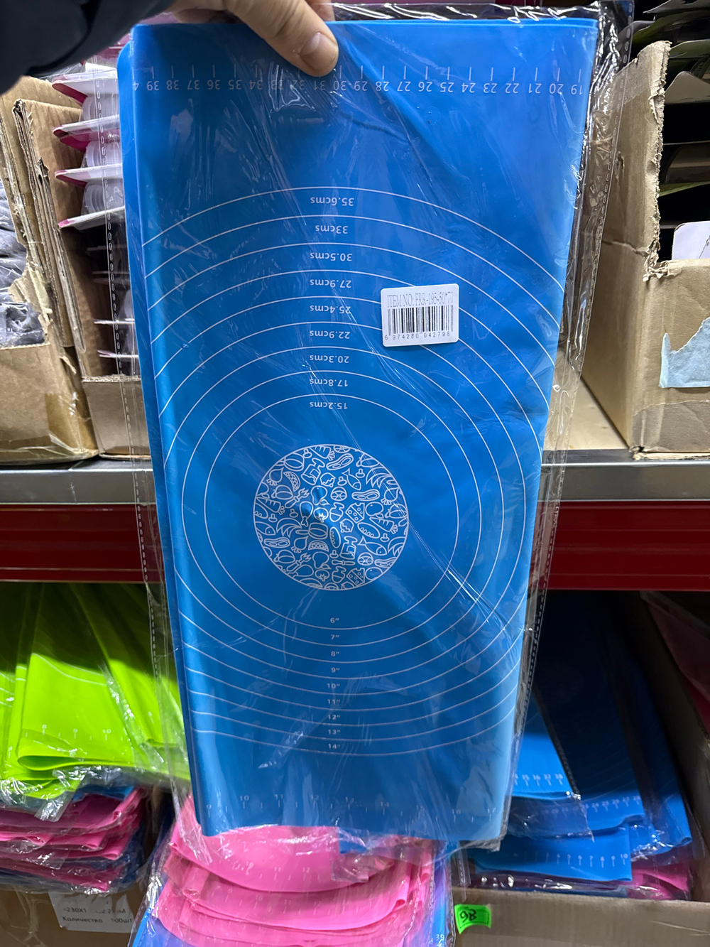 Коврик силиконовый 50х70