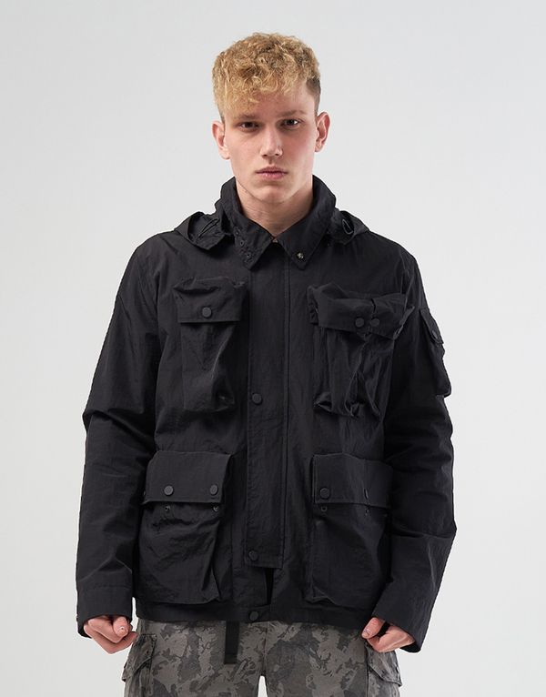 Куртка We Don’t Care Swiss M70 Crinkle Nylon Jacket Black - фото 1