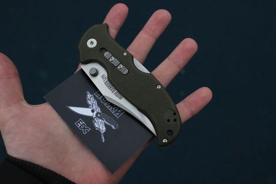 Складной нож Cold Steel 21A Bush Ranger Lite c клинком из стали 8Cr13MoV, рукоять GRN