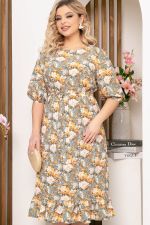 Платье "Айрис" (цветы) П5256 LT Collection