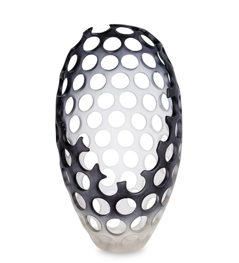 BMB- 69 Ваза «Перфора Черный Омбре»