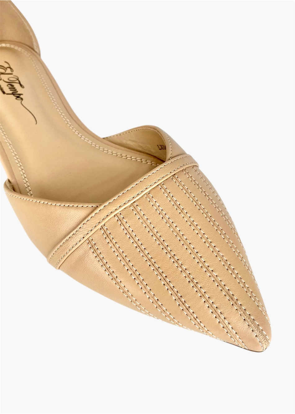 LX048_03KK-BG-V beige-25L Женские балетки летние 