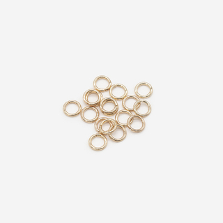 Колечки соединительные 3,5мм, толщина 0,6мм, позолота