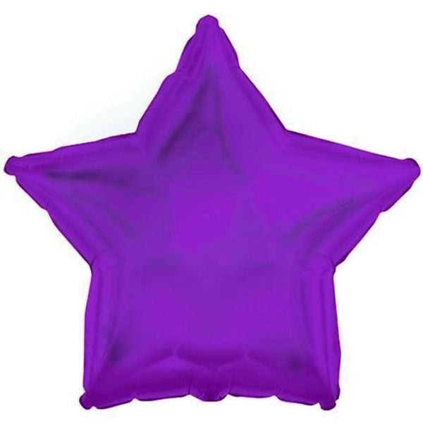 Шар звезда Фиолетовая 82см